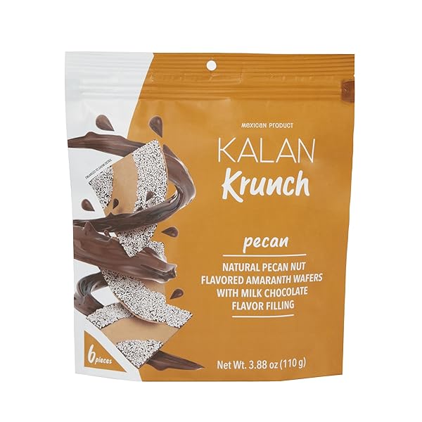 KALAN KRUNCH PECAN NATURAL FLAVORED AMARANTH WAFERS, PACK...