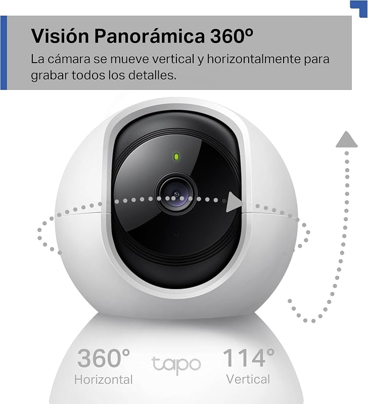 Tp-link tapo c200 - wifi câmera ip câmera de vigilância 360° fhd 1080p, visão noturna, notificações em tempo real, suporta cartão sd, detecção de movimento, controle remoto, compatível com alexa