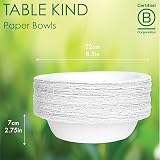 Talking Tables Table Kind 50 x Paper Bowls 18cm White Eco Friendly Recyclable view 3