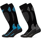 Occulto Men & Women Merino Ski Socks 2 Pack (Model: Toni)