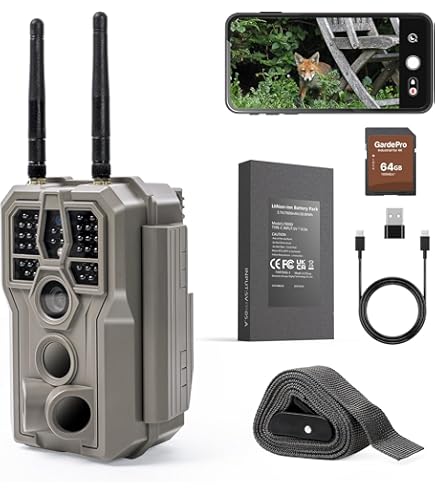 Amazon.com: GardePro E8 2.0 WiFi Trail Camera (Non-Cellular) with
