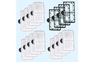 16pcs Filter Cartridges Replacement Set with Cartridges and Basket Frame, Compatible with Topfin Top Fin EF-S & BF5 BETTAFLO 