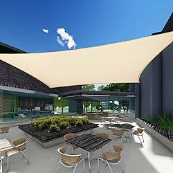 SunnyRoyal 21'x46' Sun Shade Sail Super A Ring Wire