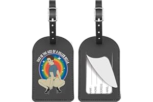 MAOFAED Funny Movie Meme Luggage Tag, Vampire Movie Humor Suitcase Tag for Fans, Bookish Merchandise (Ass of killerCA)