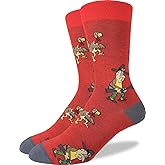 Good Luck Sock Men's Thanksgiving Turkey Hunt Socks, Adult, Shoe Size 7-12