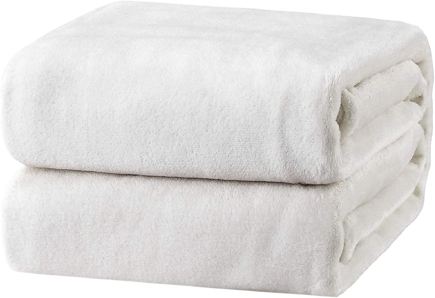 Amazon.co.jp Bedsure White Blanket, White, Air Conditioning Blanket