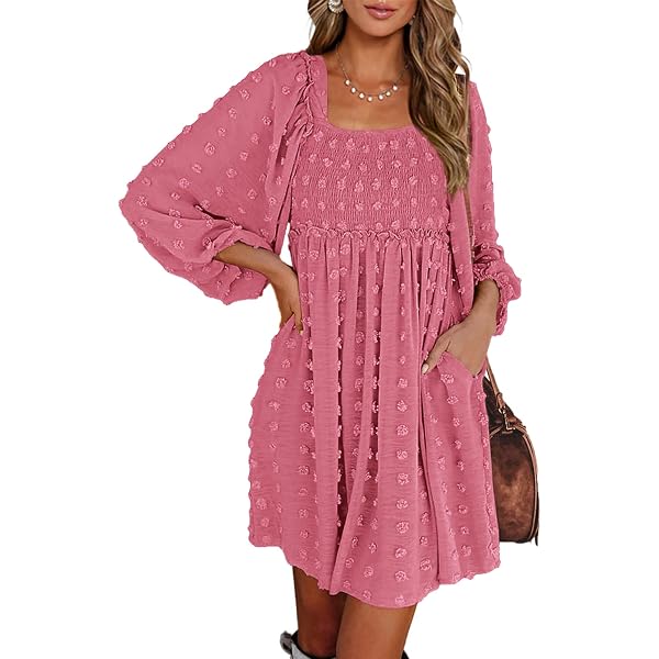 knee length dresses for ladies Smock it to Me Apricot ~ Free People  Arizonia Rose