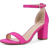 IDIFU Women's 3 Inch Heel Sandals for Women