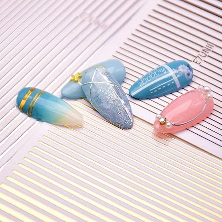 Amazon Dshijie ネイルシール ネイルステッカー ネイルラインテープ ジェルネイルアート ストライピングテープ Diy 爪 ネイルデコレーション マニキュアデコレーション ネイルデザイン バリエーション豊富 七つセット Dshijie エアブラシカラー 通販