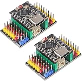 AITRIP 2 Sets ESP32-C3 MINI Development Board ESP32 Super Mini Development Board ESP32-C3 Development Board WiFi Bluetooth with Expansion Board for Arduino
