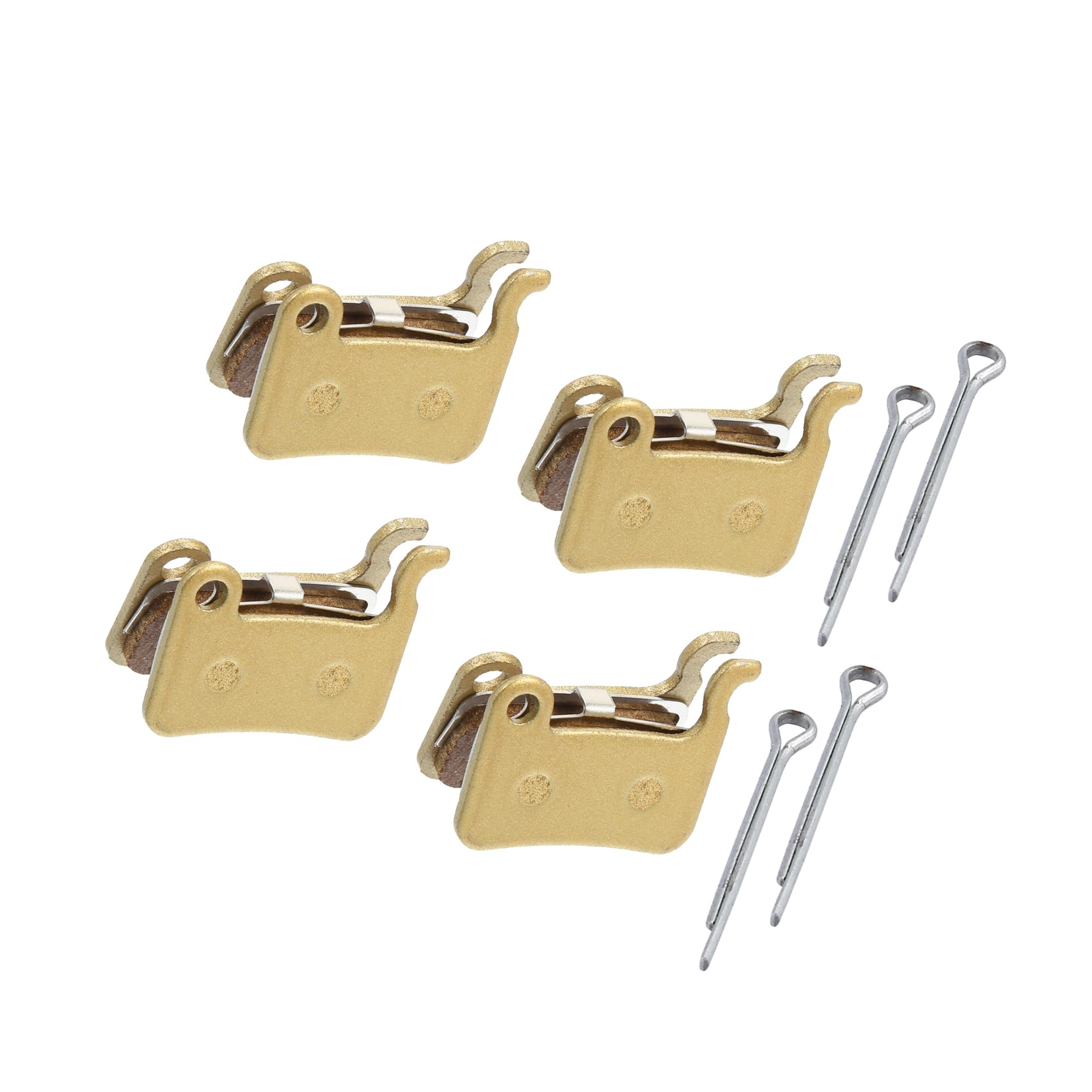 Motoforti 4 Pair Sintered Metal Disc Bike Brake Pads W/Split Pin for XTR M975 Long-lasting