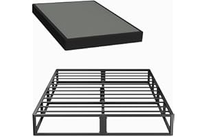 SUPERAY California King Box Spring,10 inch Box Spring for Cal King Bed, Heavy Duty Metal Bed Frame with Fabric Cover, 3000lbs Max Weight Capacity Bed Base Mattress Foundation, Easy Assembly, Noise Free