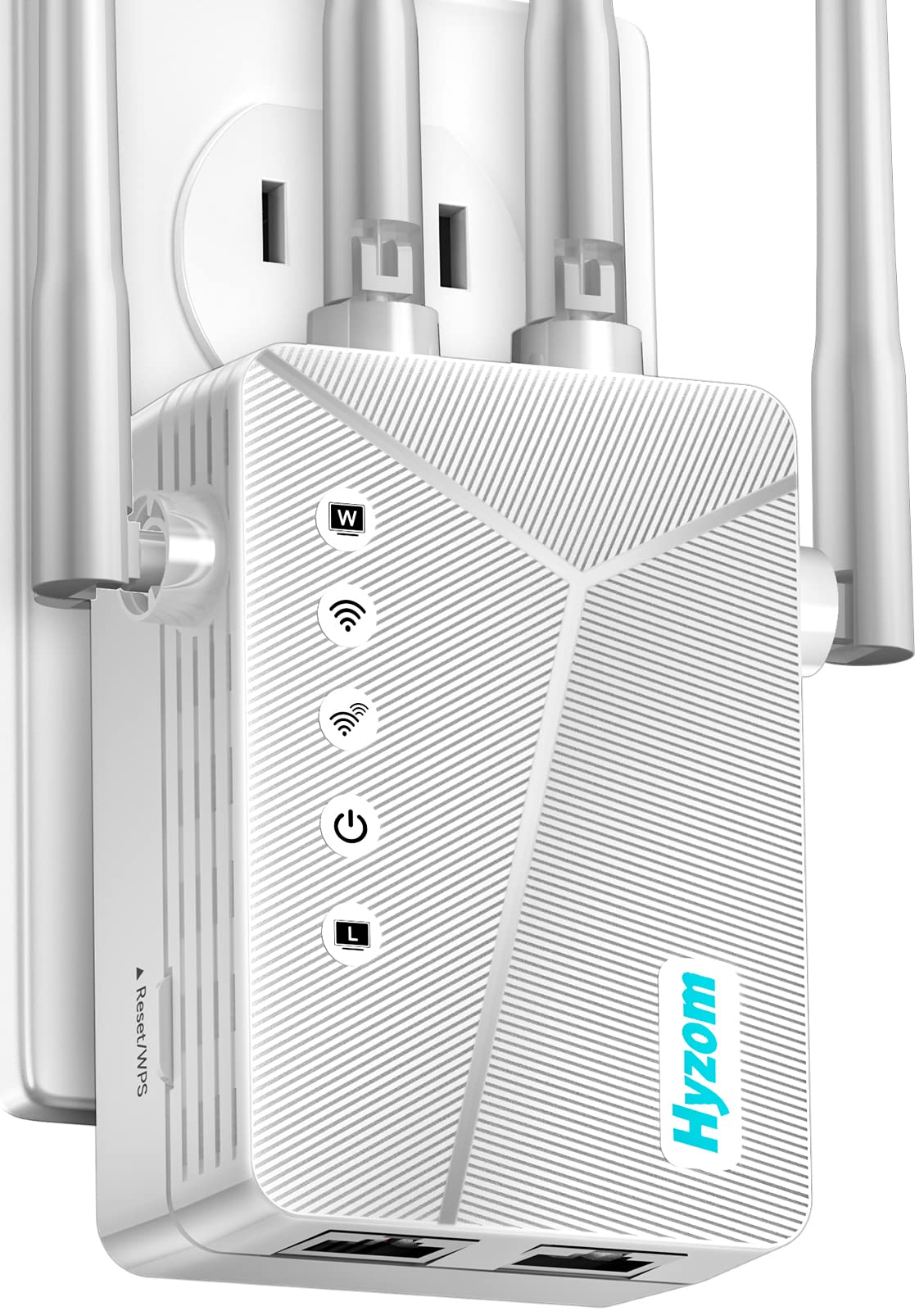 Photo 1 of WiFi Extender Signal Booster 8K Sq.Ft Coverage with Ethernet Port | 50% Faster Internet Booster Easy Setup Wireless Repeater, White