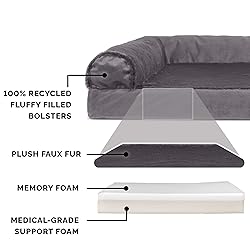 Furhaven Memory Foam Dog Bed for Large Dogs