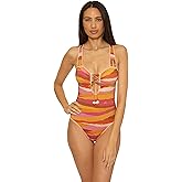 BECCA Women's Canyon Sunset One Piece Swimsuit, Adjustable, Bathing Suits