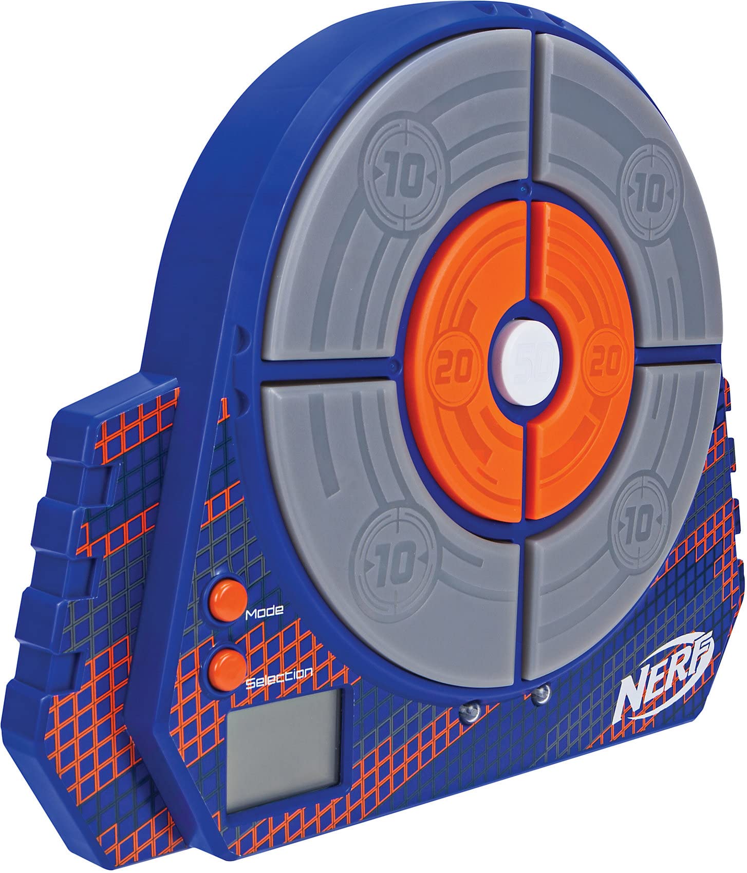 NERF - ELITE Strike and Score Digital Target Nerf, Blue, Grey, Orange, one Size