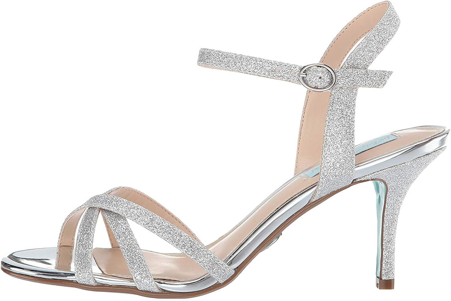 betsey johnson glitter heels