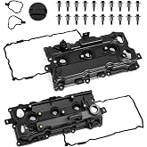 Engine Valve Cover Left &amp; Right 13264-9N00A 13264-9N00B 3.5L V6 | Compatible with Nissan &amp; Infiniti - Maxima 2009-2014 2016-2017 Murano Altima Pathfinder QX60