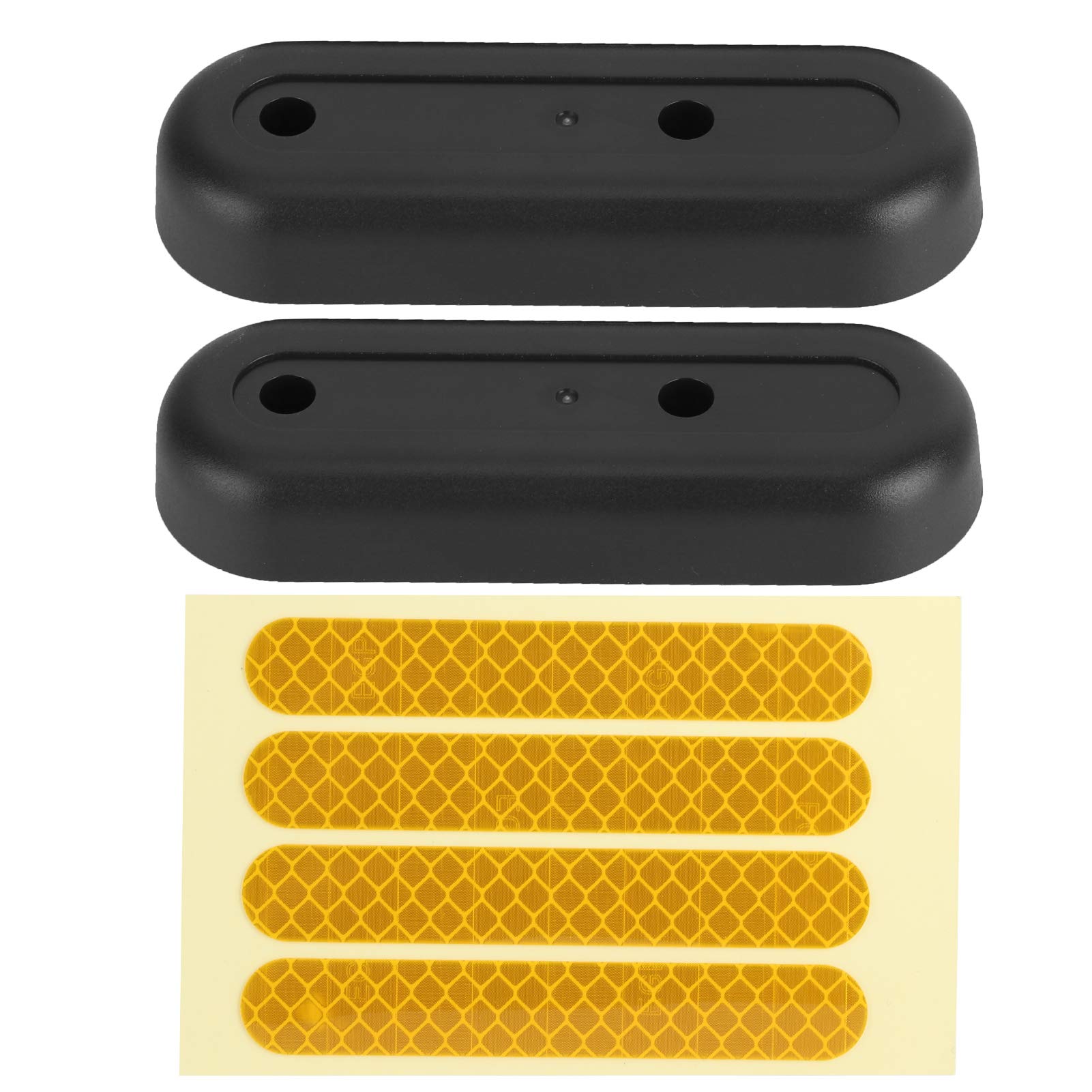 Keenso Electric Scooter Fork Cover, PET Plastic Scooter Rear Fork Decorative Cover Electric Scooter Decorative Cover Reflective Sticker for Ninebot Max G30 Electric Scooter(yellow)