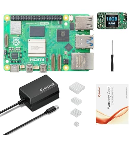 Amazon.com: Raspberry Pi 5 (16GB) : Electronics