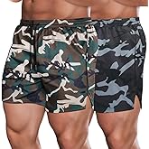 COOFANDY Men's 2 Pack Gym Workout Shorts Quick Dry Athletic Shorts 5 Inch Lightweight Sports Running Shorts with Pockets
