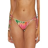 BECCA Women's Mirage Tie Side Bikini Bottom, Cheeky Coverage, Swimwear Separates