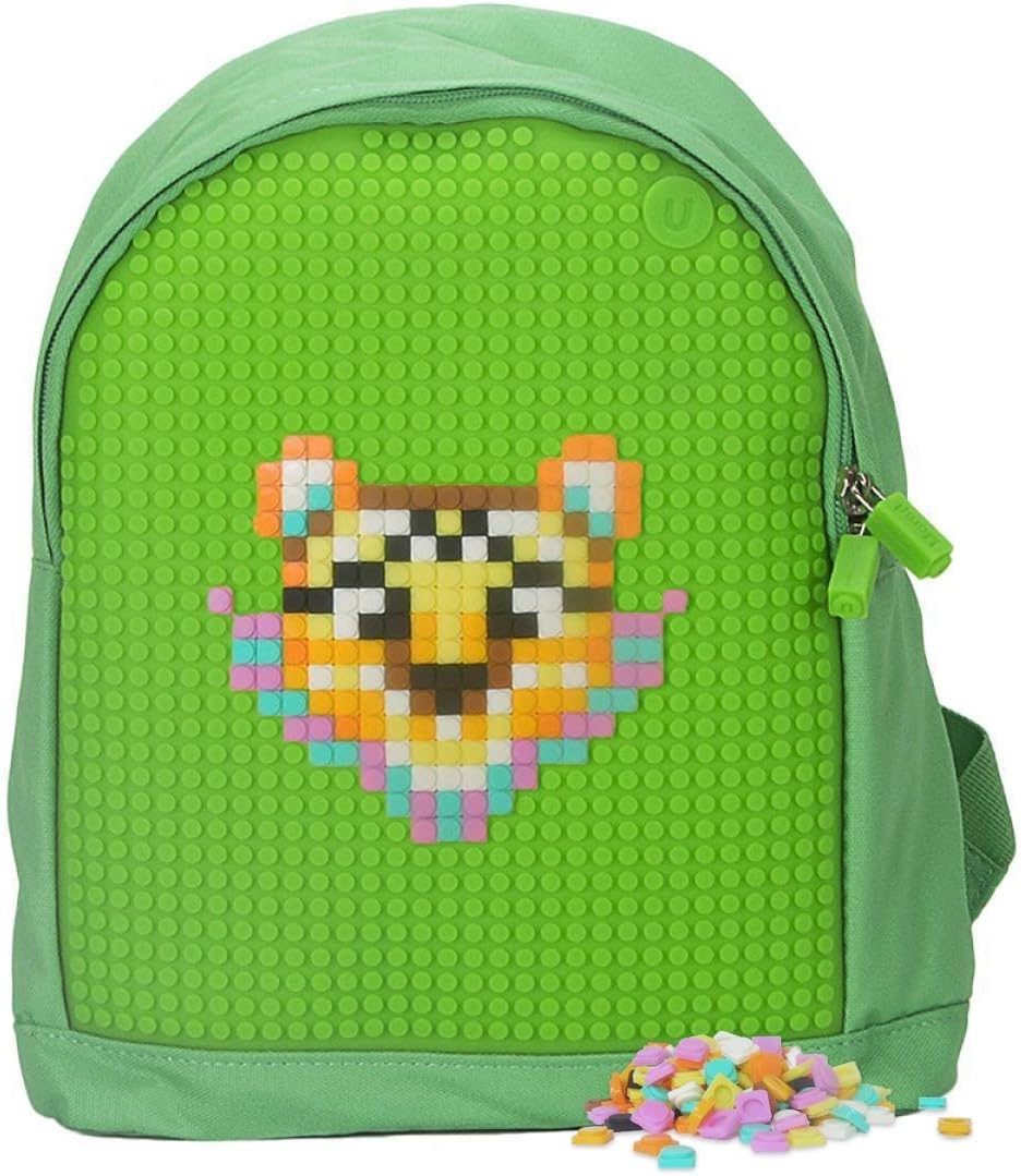 Upixel Mini Backpack – DIY Pixel Art – Kid’s School Bag – Green