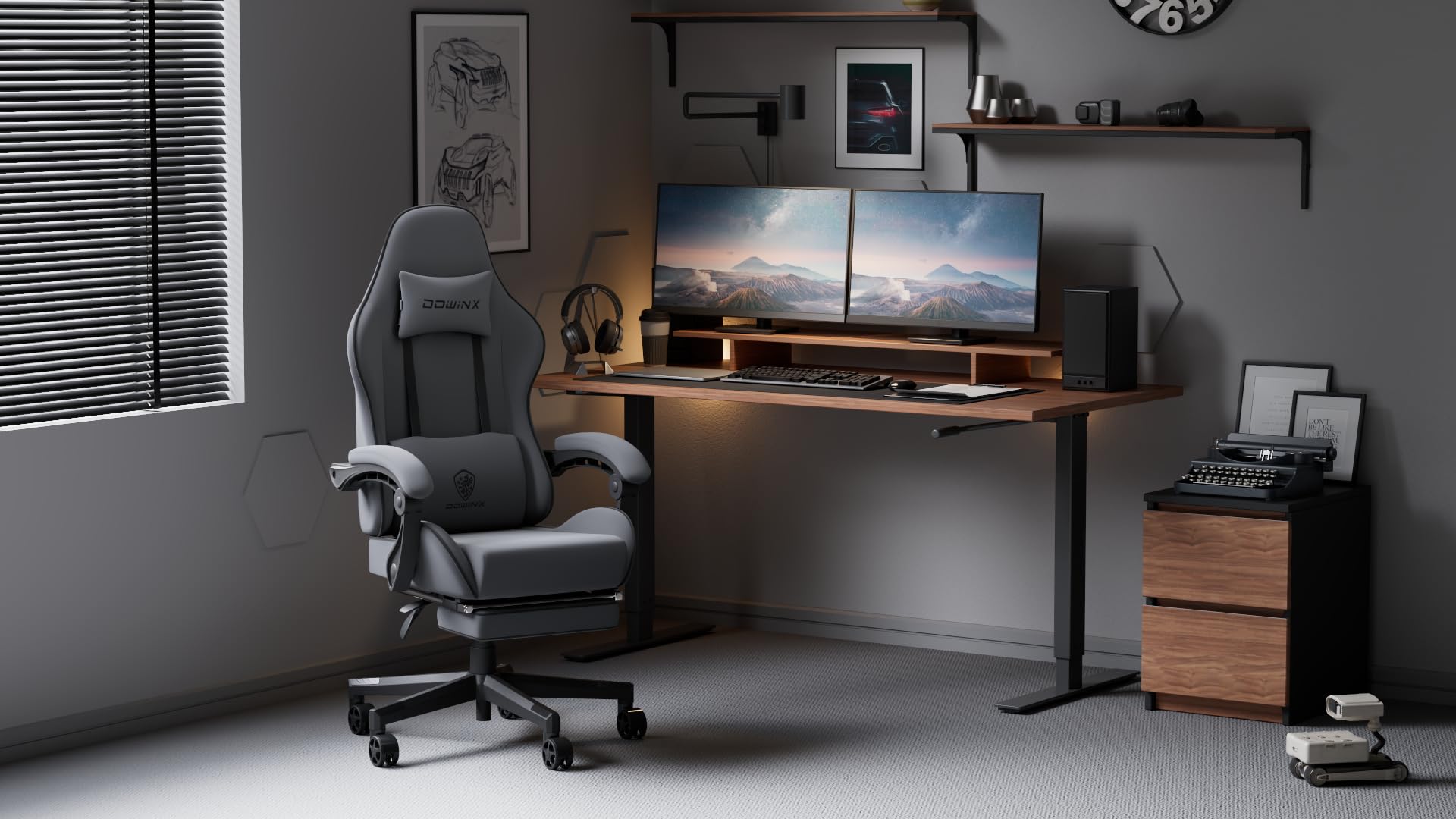 Game Chair with Headrest