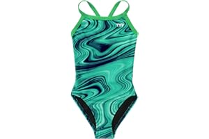 TYR Durafast Elite Diamondfit One Piece Girls' Swimsuit - Athletic Training and Competition Swimwear - Resists Chlorine