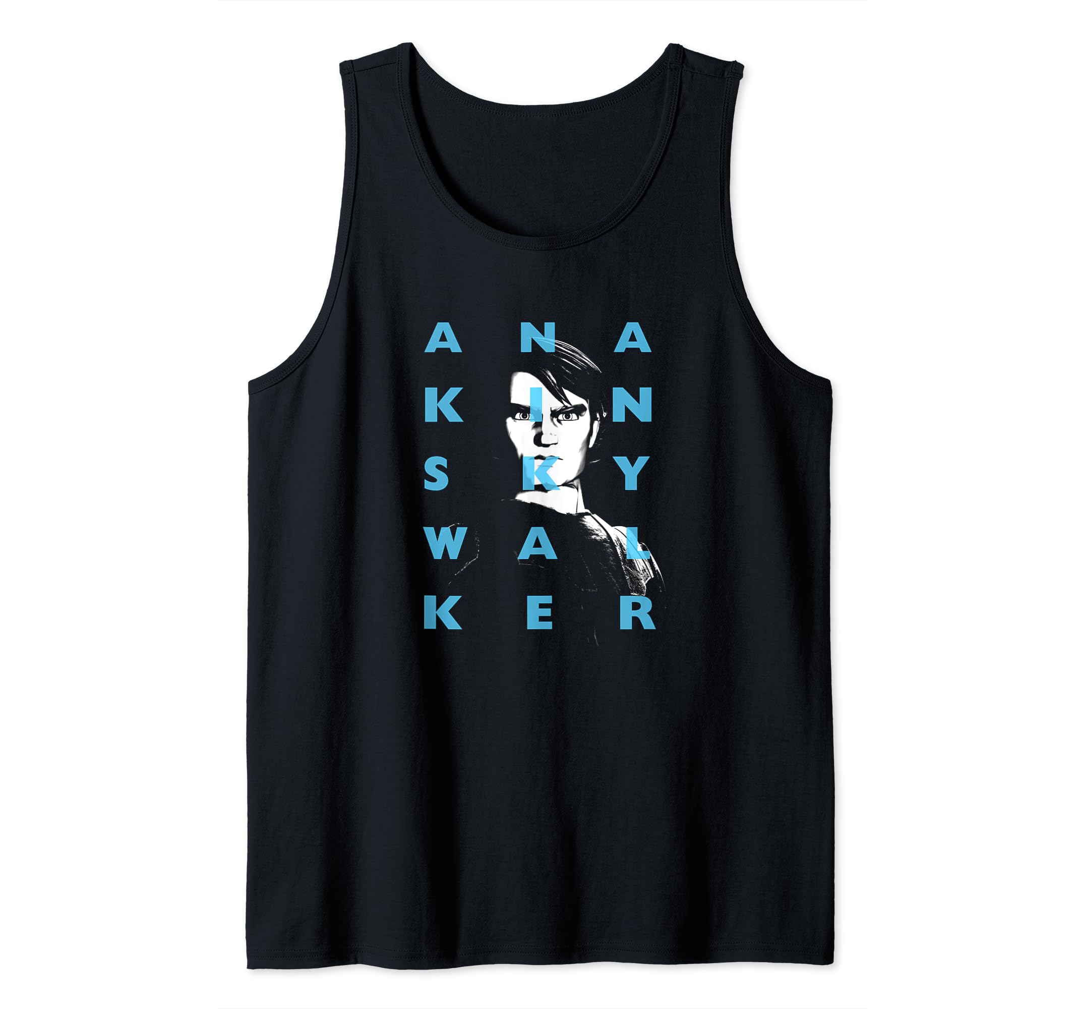 Star Wars: Clone Wars Anakin Skywalker Text Overlay Tank Top