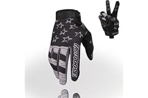 FASTGOOSE Motorcycle Gloves - Breathable Lightweight Off-Road Gloves for Men & Women, ATV, BMX, MTB Racing