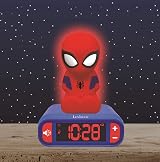 LEXIBOOK Spider-Man Nightlight Alarm Clock Kids This vibrant blue red RL800SP view 2