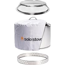Amazon.com: Solo Stove Yukon Big Yard Bundle Portable Fire Pit Wood Burning  and Low Smokeless Fire Pit Camping Stove | 27x17 Inches with Camp Stove  Accessories : Patio, Lawn u0026 Garden