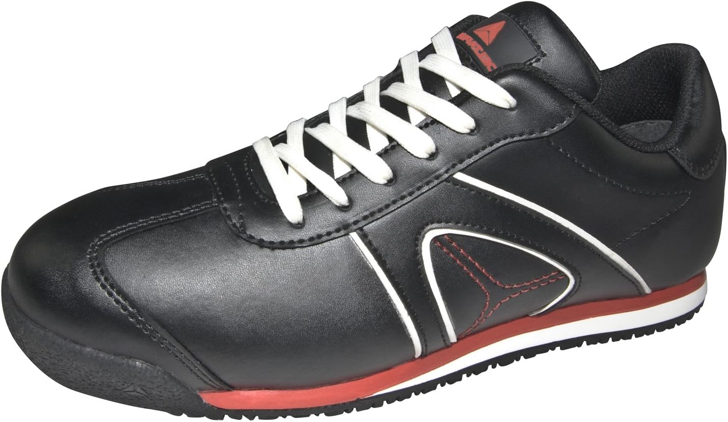 PanoplyDelta Plus D-Spirit S3 Lightweight Composite Safety Trainer Non Steel Toecap & Midsole (UK 9, Black)