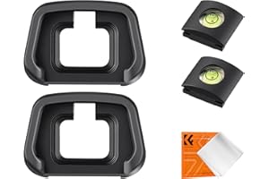 K&F Concept Eyepiece Cover & Hot Shoe Cover Kit, Viewfinder Protector Eyecup Eye Cup for Nikon Z6 Z7 Z6 II Z7 II Camera Viewfinder, Replace for Nikon DK-29 Eyecup