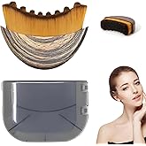 Ultra-Soft Lymphatic Contour Face Brush, Contouring Soothing Drainage Massage Brush, Dry Brushing Body Brush for Face Chin Ja