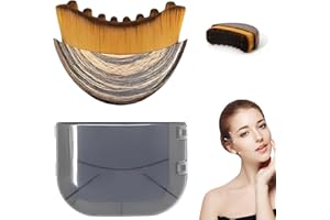 Ultra-Soft Lymphatic Contour Face Brush, Contouring Soothing Drainage Massage Brush, Dry Brushing Body Brush for Face Chin Ja