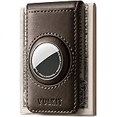 VULKIT Men's Magnetic Money Clip with Airtag Holder - Airtag NOT Included- Holds Up to 15 Cash or 8 Cards