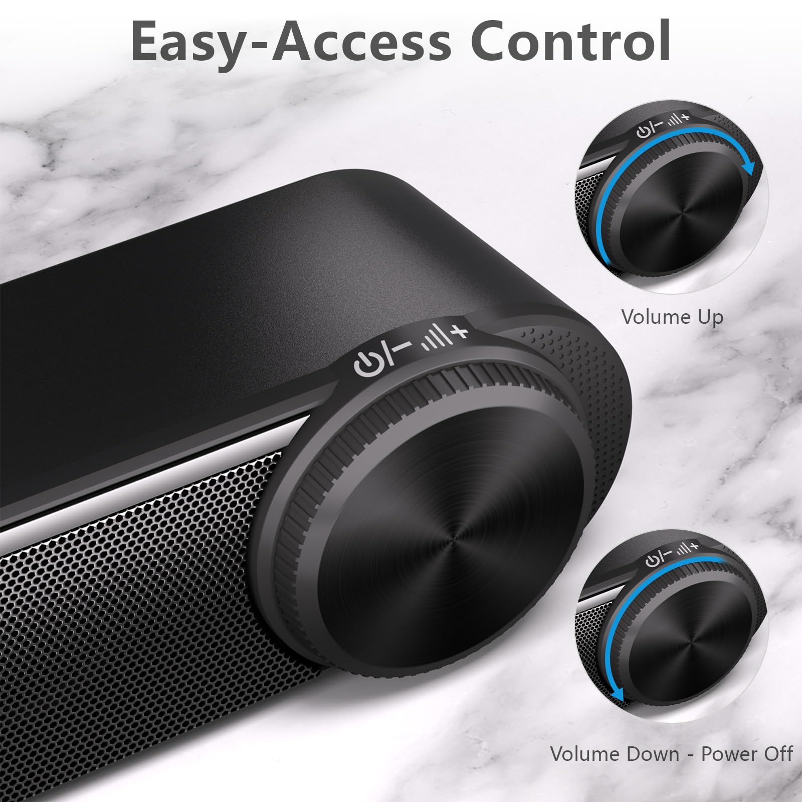 Jeecoo A30 PC Lautsprecher,Computer Lautsprecher für Pc,USB Powere PC Soundbar Schwarz, Lautsprecher Boxen für Pc, Laptop,Monitor,Ipad,Tablets,Smartphone (USB+3.5mm 4