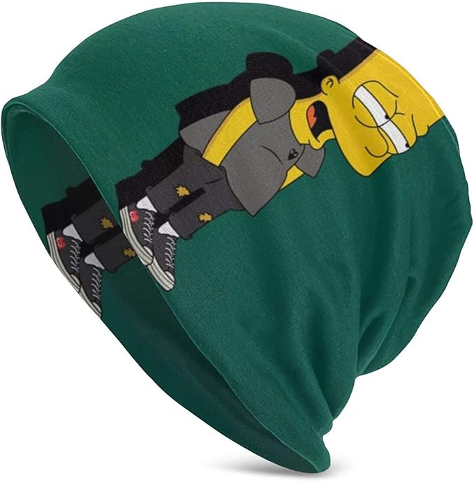 The Simpsons Cartoon Adult Men's Knit Hat Multifunctional Lightweight