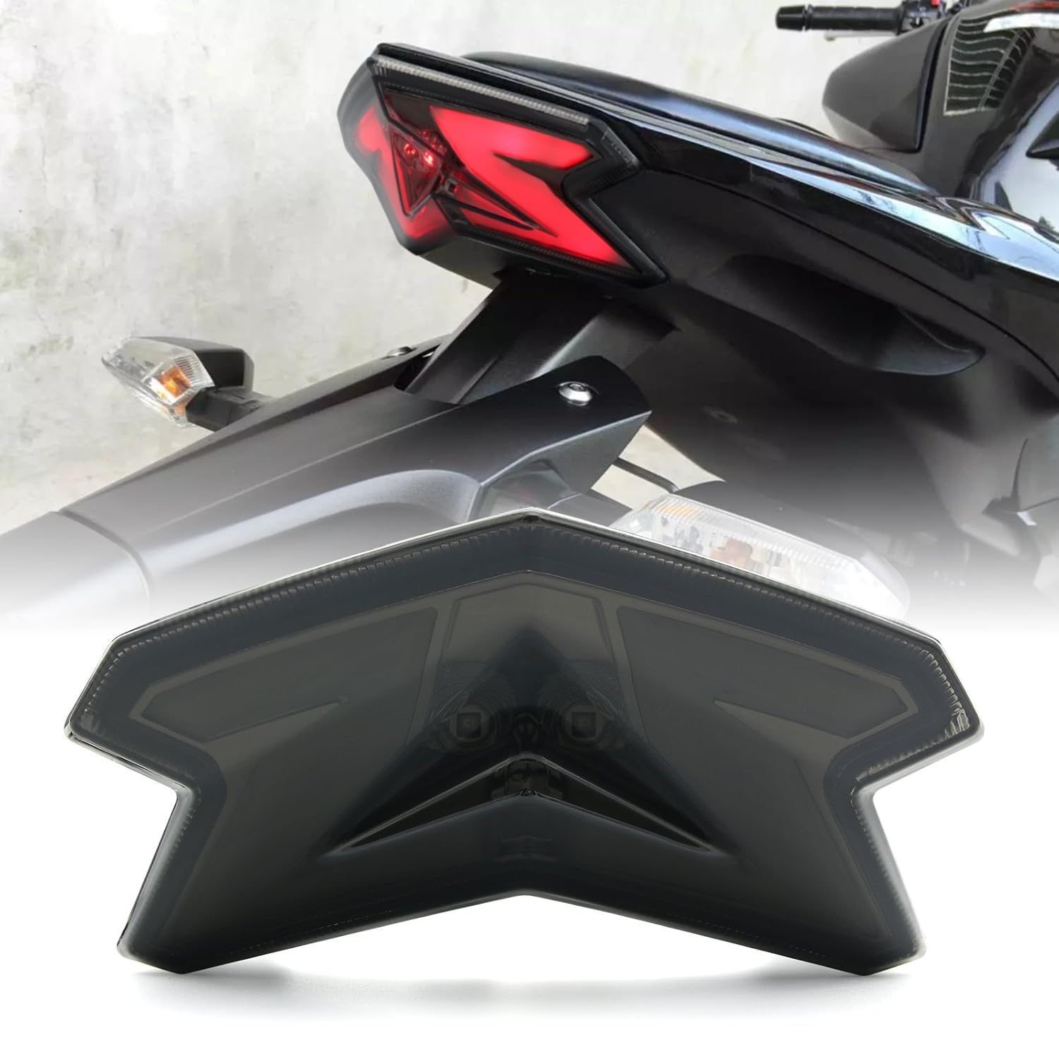 thumbnail image 2 of Motodynamic Sequential Integrated LED Tail Light – Smoke Lens, Kawasaki Z900RS 2018-2025 2 of 6