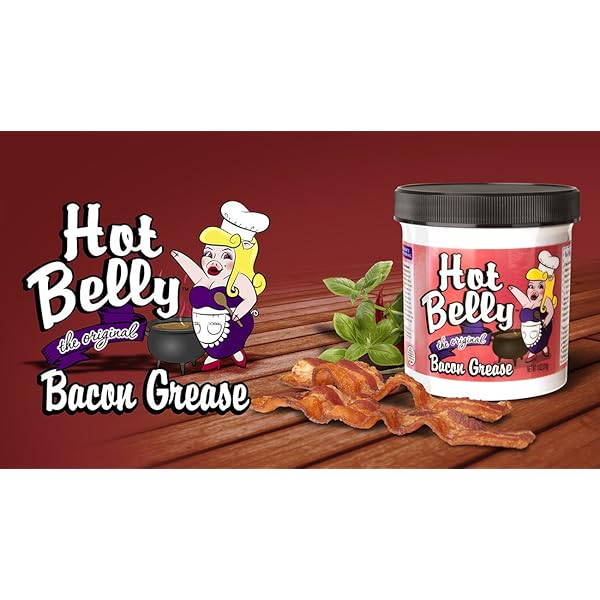 Amazon.com: HOT BELLY BACON GREASE 3 PACK 11 OUNCES EACH