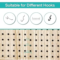 Babion 6 Panel Pegboard Display, Peg Board Room