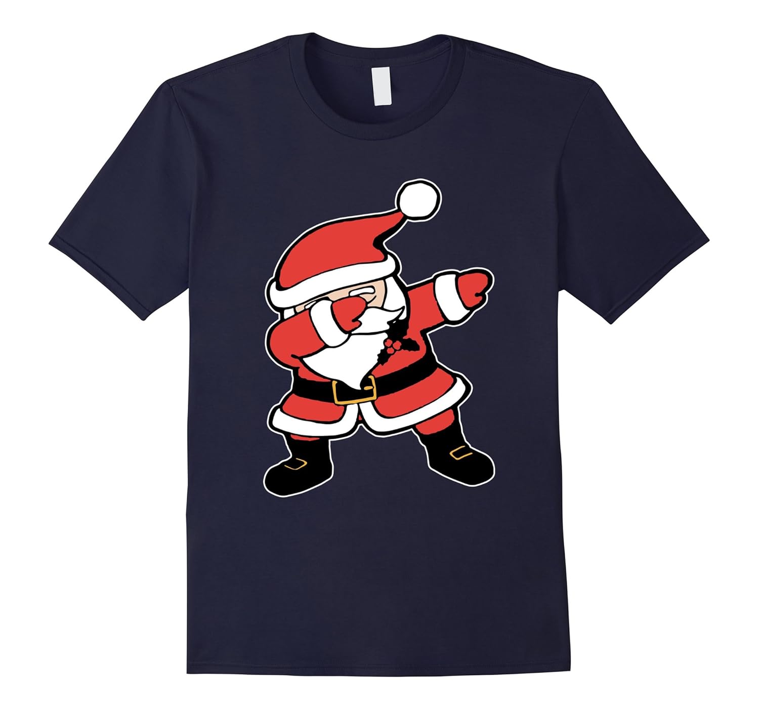 Dabbing Santa Christmas T Shirt Funny Holiday Adult Kid Tee-Rose