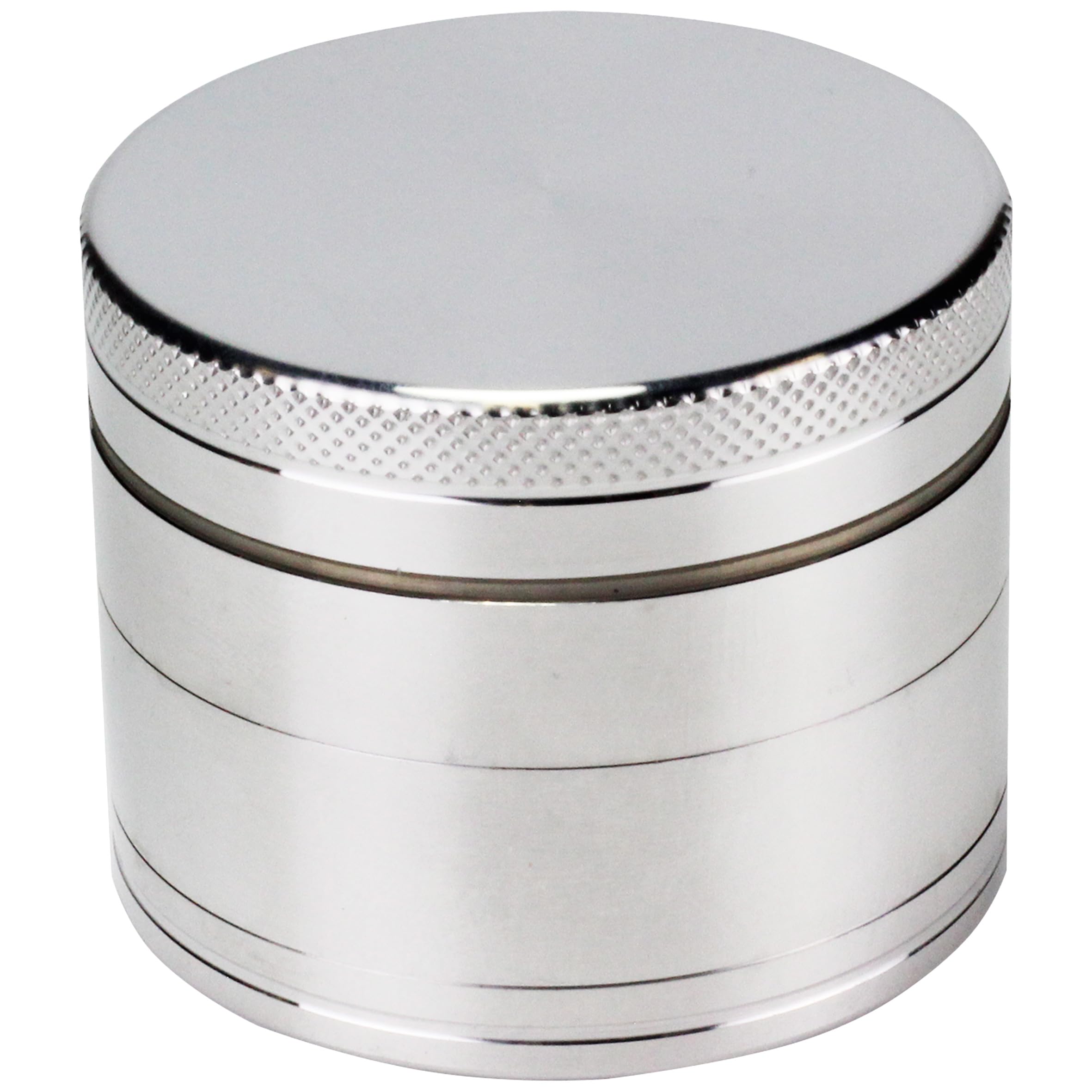 Aluminum CNC Grinder Size 50mm 4 Parts Silver