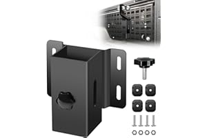 KRYSOLAD Hitch Holder Truck Bed, 2.5-inch Trailer Hitch Storage Bracket, Holds 200 Pounds, Fit for Molle Panel