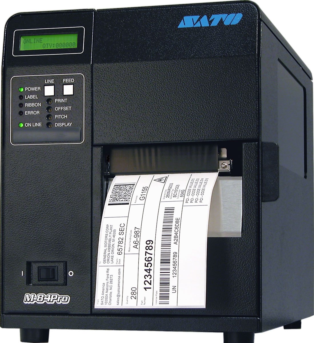 Sato WM8460041 Series M84PRO Industrial Thermal Printer, 609 dpi