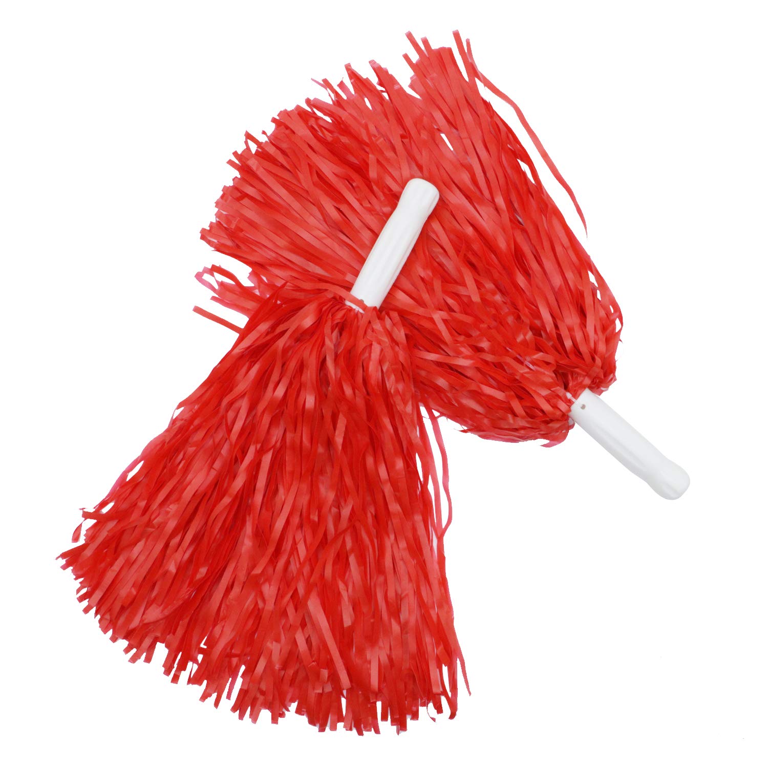 PARTYMASTER 12 Pack Cheerleading Pom Poms,Plastic Cheerleader Pom Poms