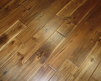 Elk Mountain Acacia Asian Walnut Chestnut 3 4 X 5 Distressed Solid Hardwood Flooring Af153 Sample