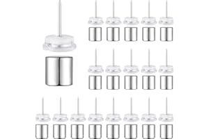 Outus 50 Sets Magnetic Push Pin Magnet Thumb Tack Poster Hanger Thumb Tacks for Wall School Supplies Classroom Decoration Bulletin Boards (Silver)